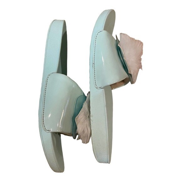 Ugg Kids Green Cactus Flower Slide Size 4 Slip‎ On - Picture 5 of 6